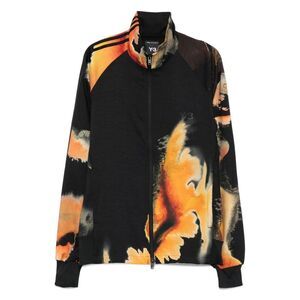 Y-3 Yohji Yamamoto Adidas Men "Y-3 Aop Track Top 3-Stripes" Turtle Neck Sweater